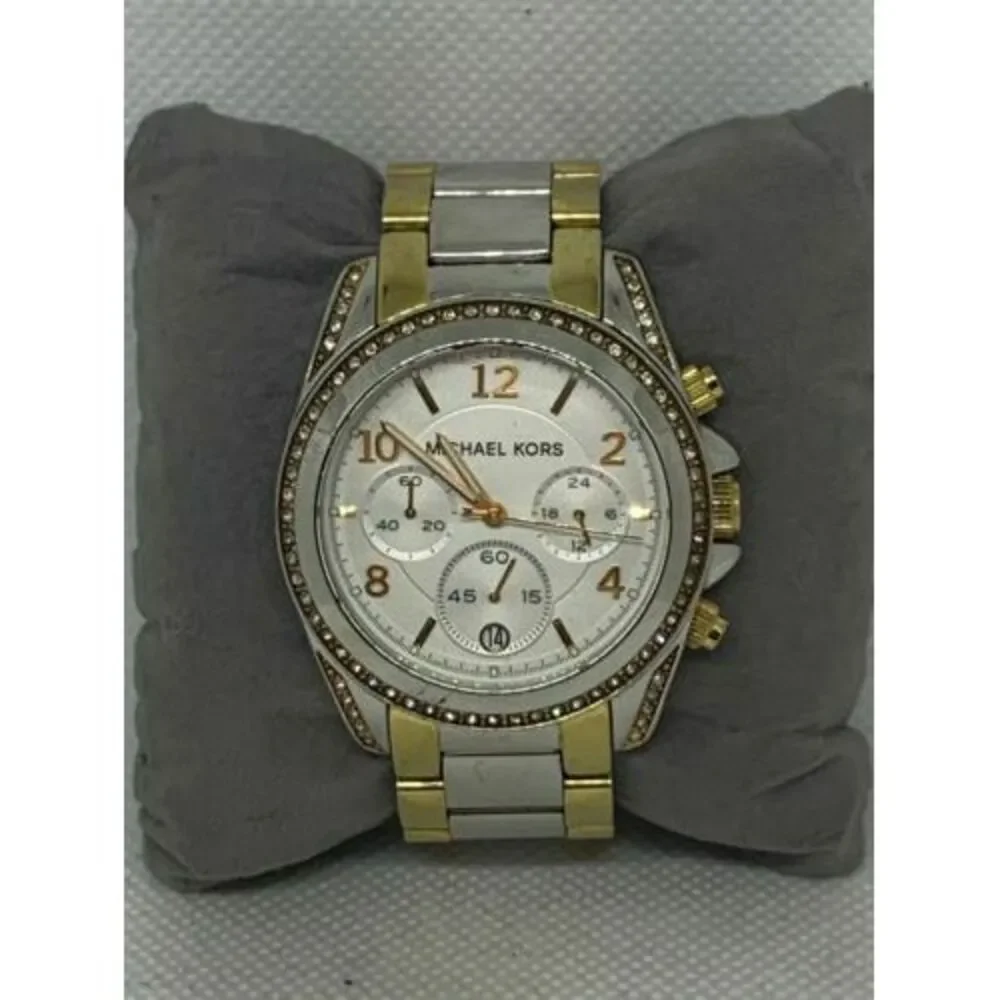 Michael Kors MK5685 Women's Watch Chronograph Stainless Steel 39mm Analog B835